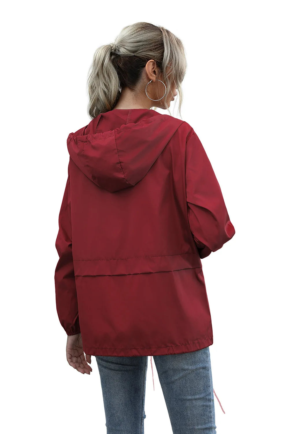 Women's Jackets Apparel: Ultralight, Waterproof, Windproof, Slim Hooded Windbreaker Jacket / Rungear