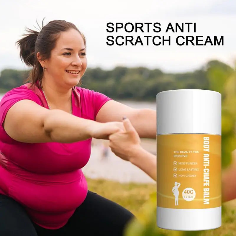 Anti Chafing Anti Friction Balm Stick 40g Sweat Prevention For Rubbing Skin Irritations