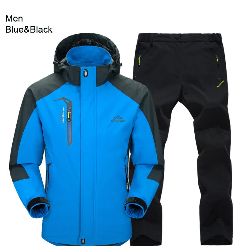 Men's Running And Trail Gear Apparel: Thermal, Waterproof, Windproof, Hooded Jacket and Pants Sets / Rungear