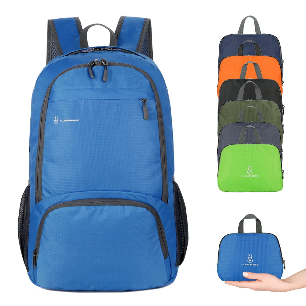 Lightweight Trail Accessories: Unisex, Waterproof, Packable Backpack For Travel, Hiking, Cycling / Rungear