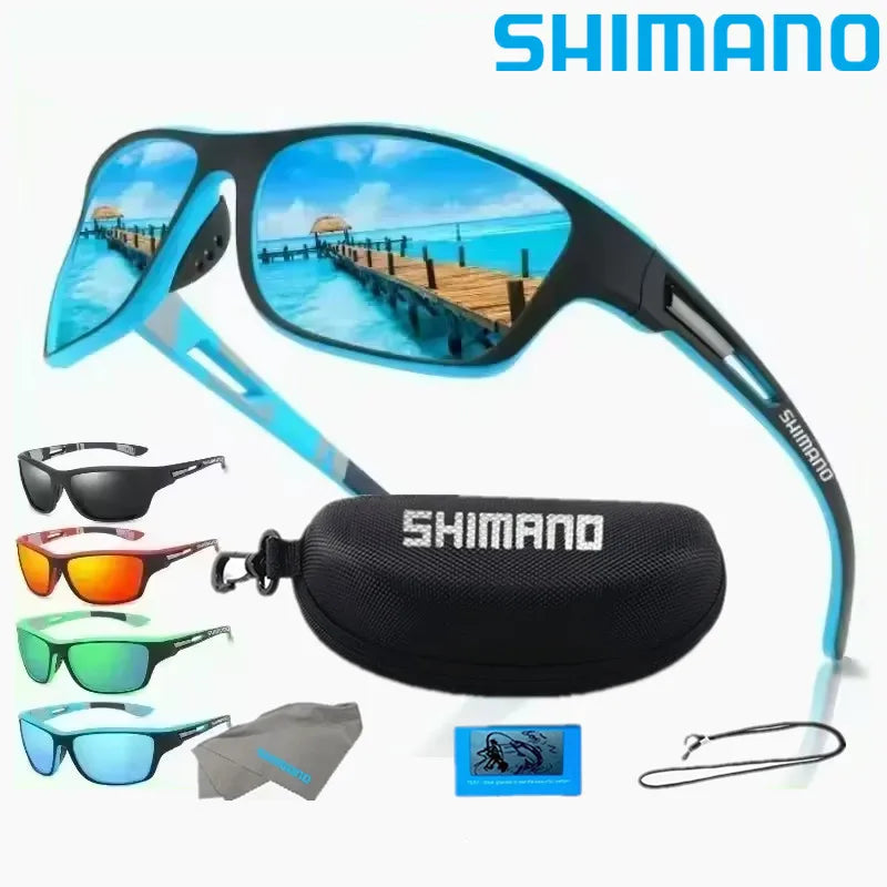 Sunglasses Gear Accessories: Shimano UV400 Unisex Polarized Protective Outdoor Sports Sunglasses / Rungear