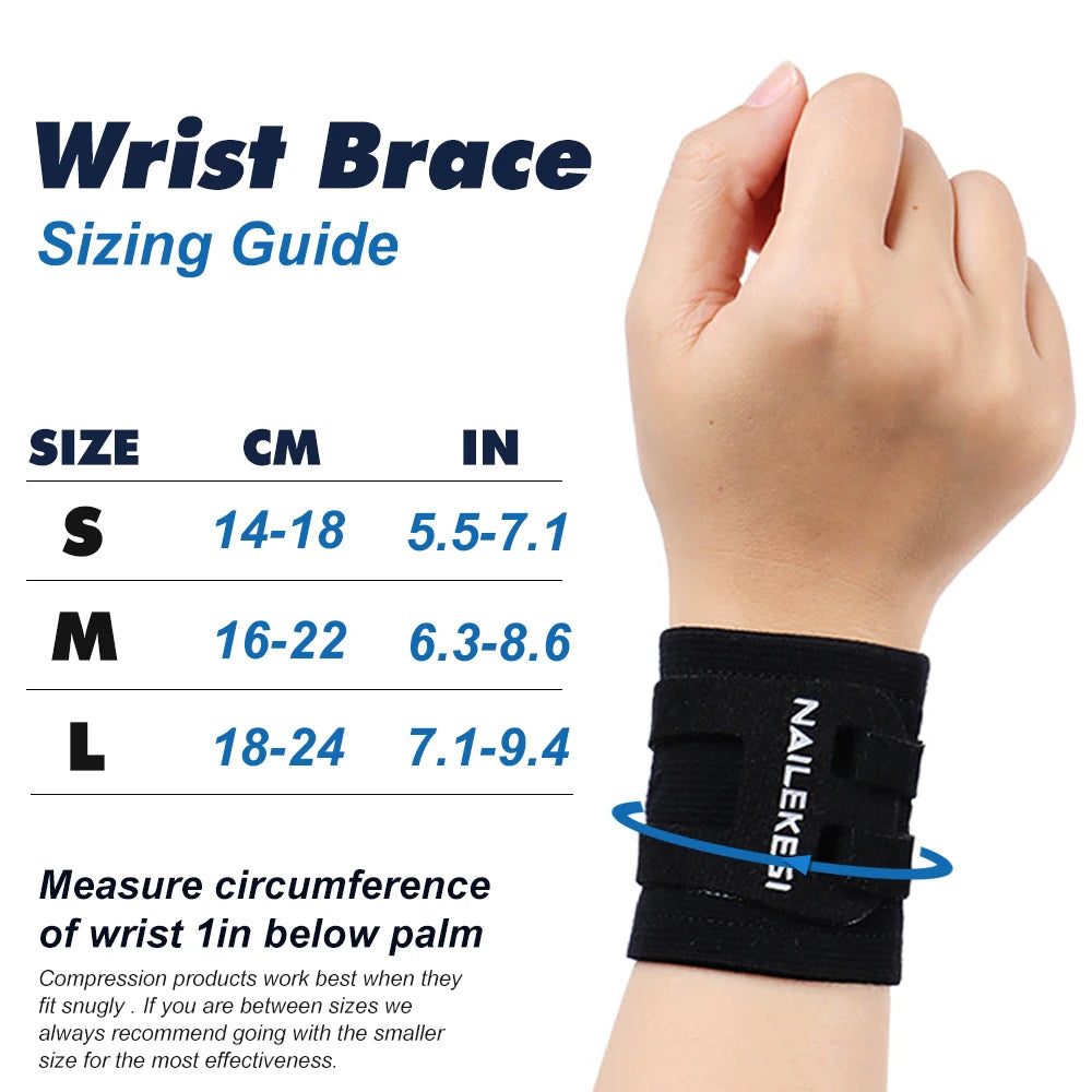 Running Recovery Apparel: 1PC Wrist Brace Support for Carpal Tunnel, TFCC Tear, Tendonitis, Arthritis, Sprains, Pain Relief / Rungear
