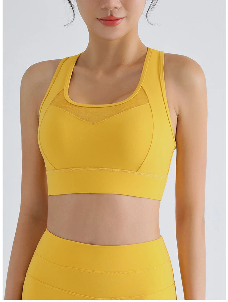 Women's Running Clothing: High Impact Full Support Adjustable Push Up Sports Bra Up To 3XL / Rungear
