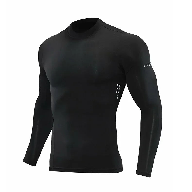 Men's Running Clothing: Long Sleeved, Compression, UV Sun Protection Shirt / Rungear