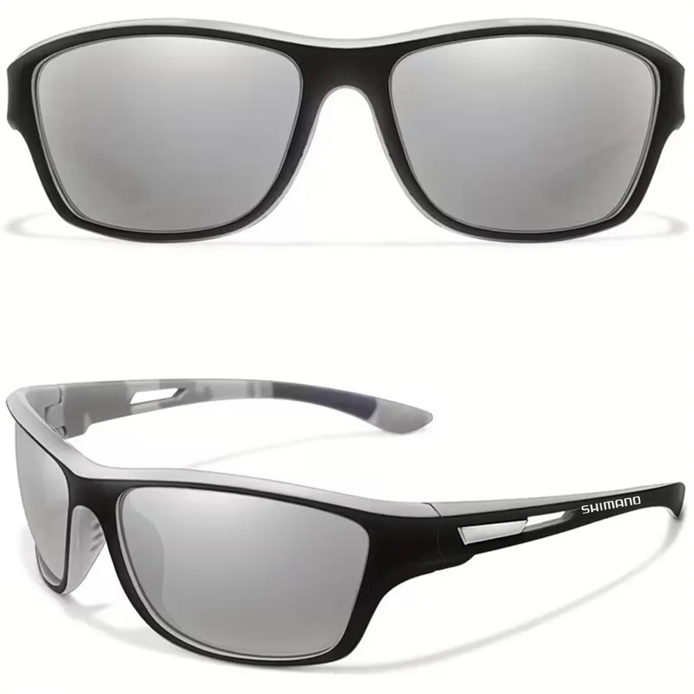 Sunglasses Gear Accessories: Shimano UV400 Unisex Polarized Protective Outdoor Sports Sunglasses / Rungear