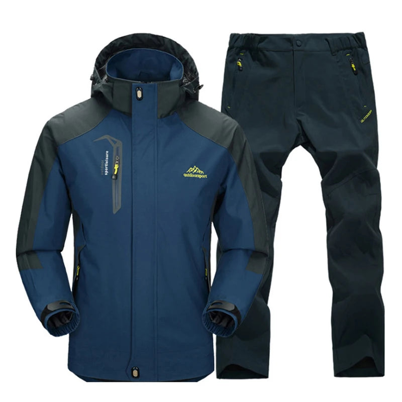 Men's Running And Trail Gear Apparel: Thermal, Waterproof, Windproof, Hooded Jacket and Pants Sets / Rungear
