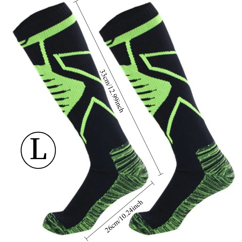 Men's Socks Accessories: Men's Waterproof, Breathable, Anti-Slip, Knee-High Hiking Socks  for All Sports, Hiking, Running / Rungear
