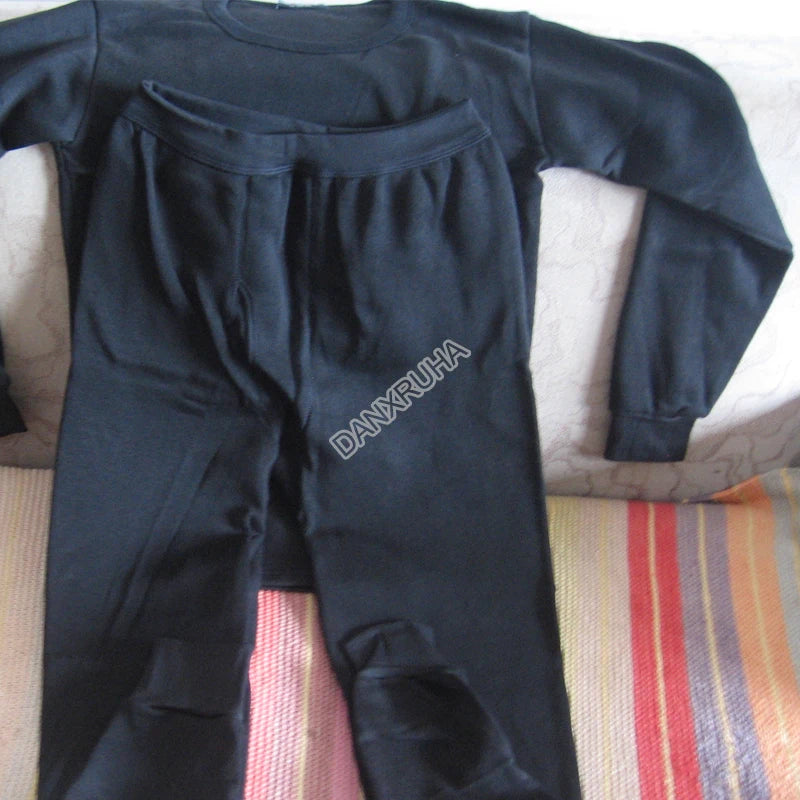 Men's Thermal Apparel: Winter Fleece ,Thick Thermal Long John Underwear Sets / Rungear