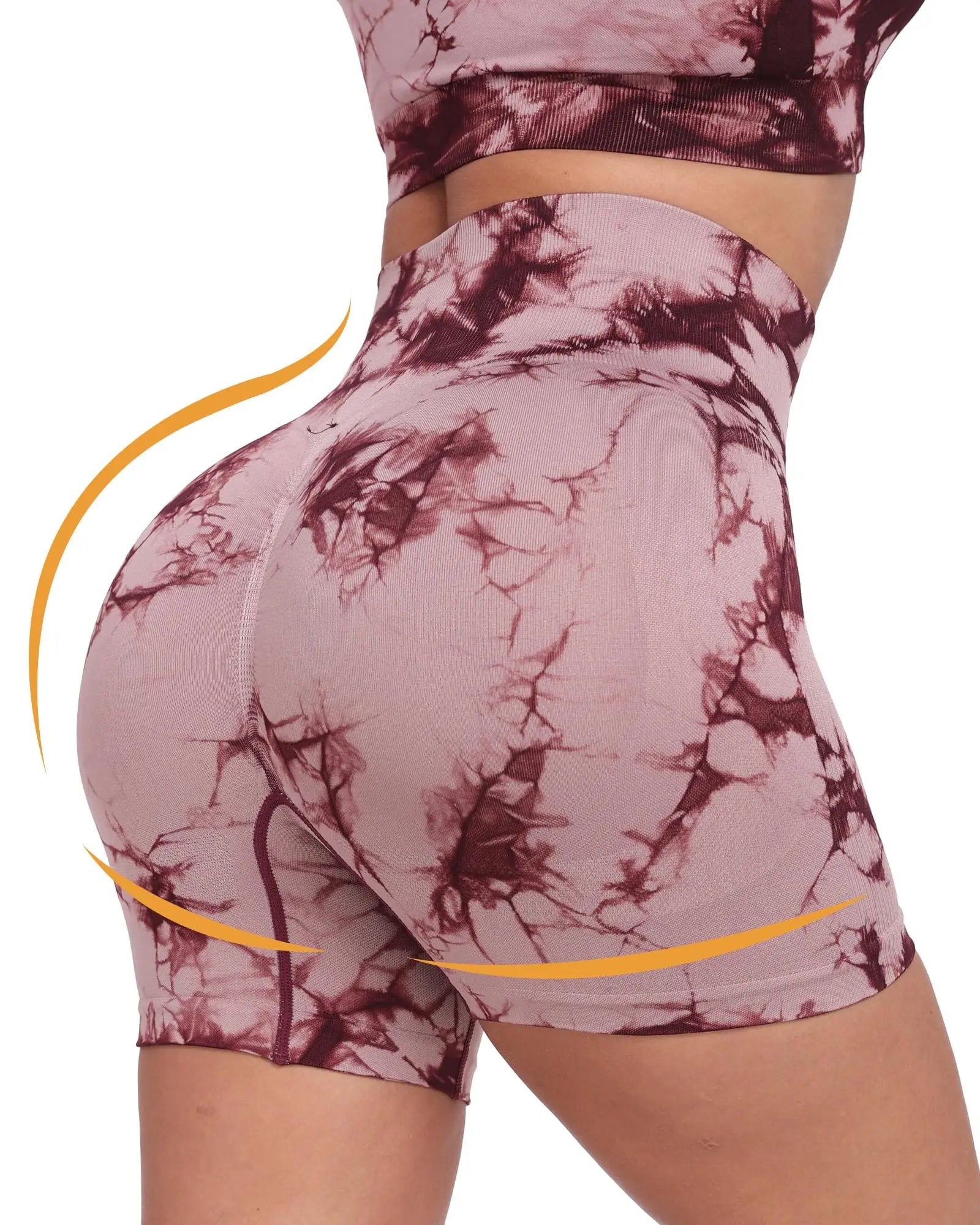 Women's Activewear Shorts: 4PC High Waist, Booty Lifting, Summer Fitness Shorts / Rungear