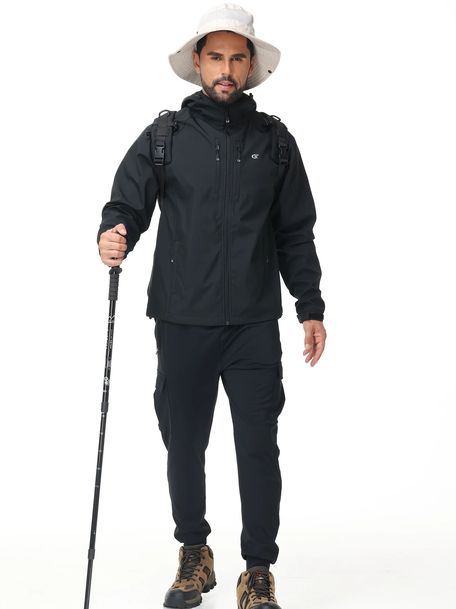 Men's Running Apparel: Lightweight, Waterproof Windbreaker Jacket With Inner Pocket / Rungear