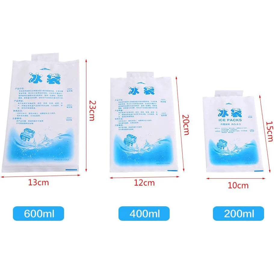 Recovery Gear Accessories: 10PC Reusable, Eco-Friendly Hot and Cold Gel Packs for Injuries, Pain Relief / Rungear