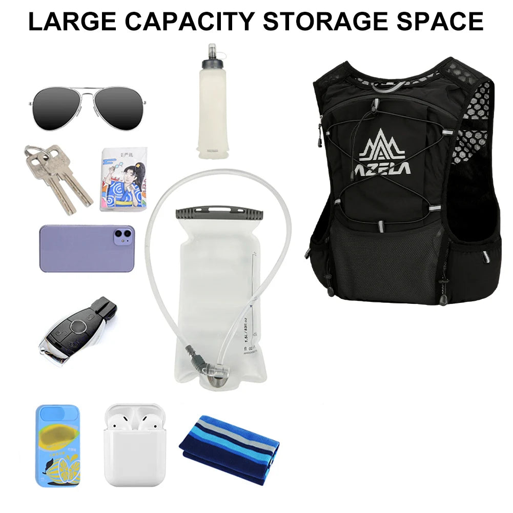 Lightweight Running Vest Breathable Water Bladder Running Backpack