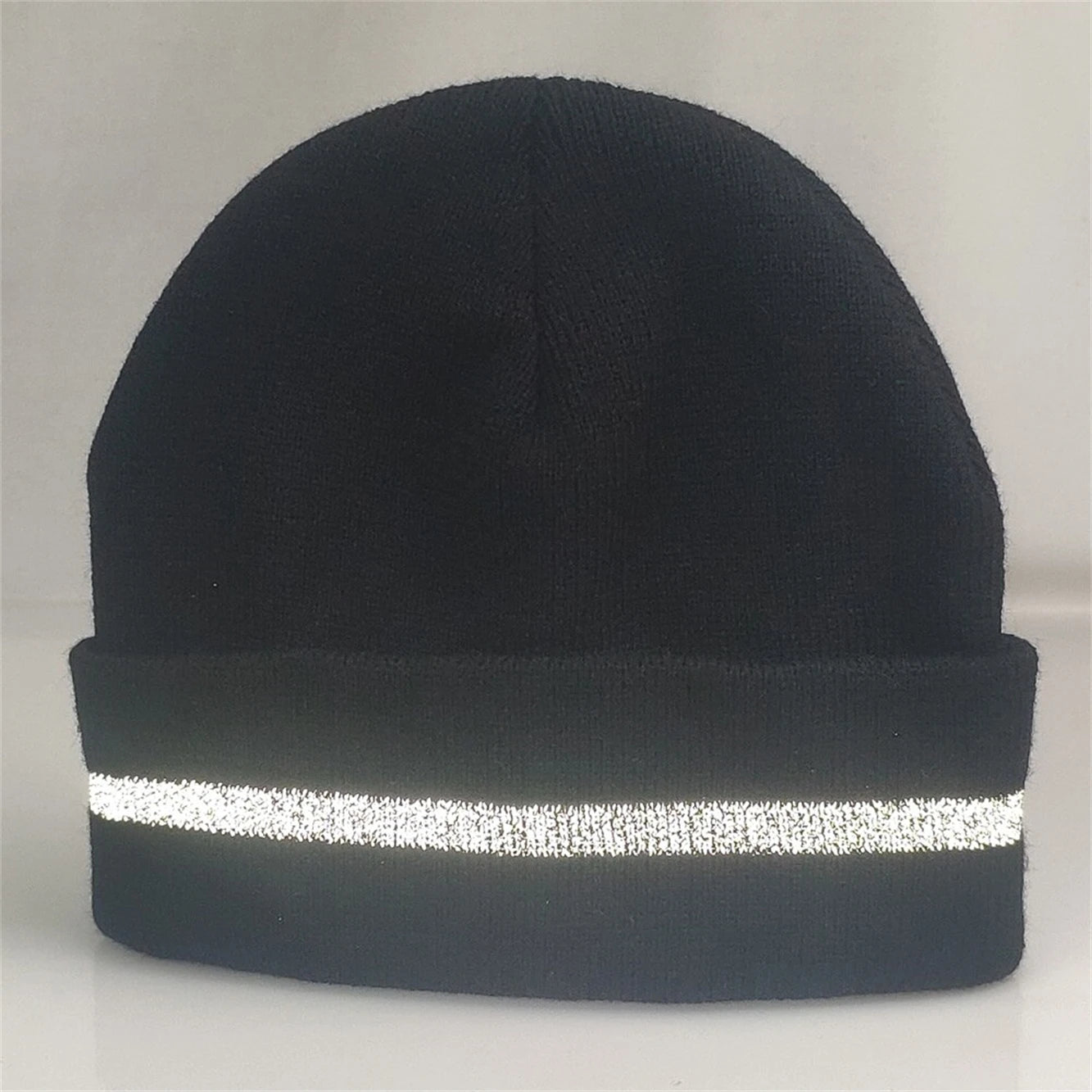 Reflective Hat Gear: Bright Color Beanie Winter Safety Night Running Warm, Knitted Hat Cuff Hat, Neon Colours / Rungear