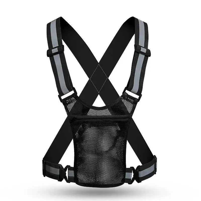 Reflective Running Gear: Lightweight, Adjustable, Elastic Reflective Running Vest / Rungear