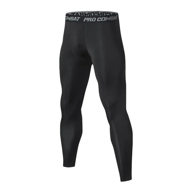 Men's Compression Apparel: Cool Dry, Sports Athletic Compression Workout Running Leggings / Rungear