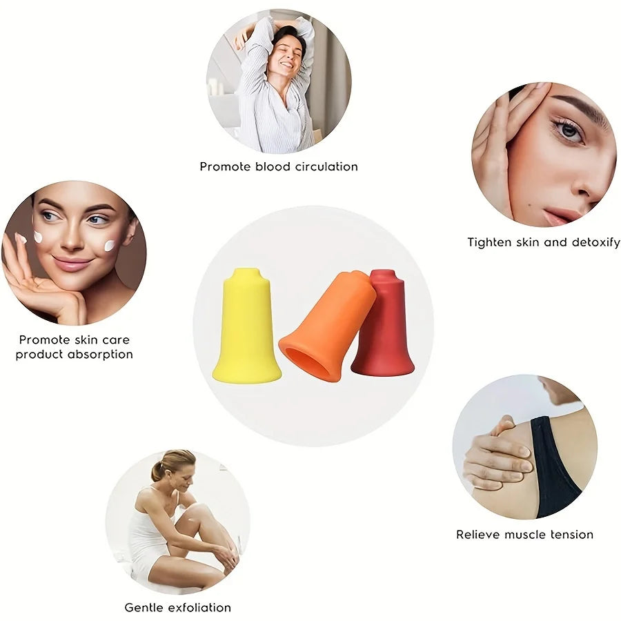 Recovery Gear Accessories: Cupping Therapy Devices, SPA Tools for Sports Shoulder And Neck Scraping Massage, Fireless Cupping Devices / Rungear