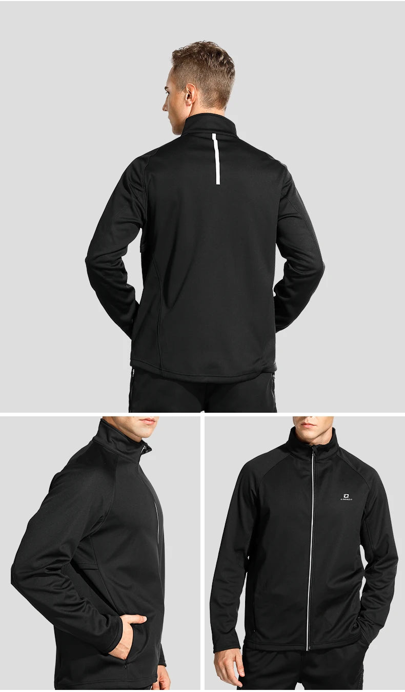 Men's Running And Trail Apparel: LAMEDA Lightweight, Reflective Windbreaker Jacket / Rungear