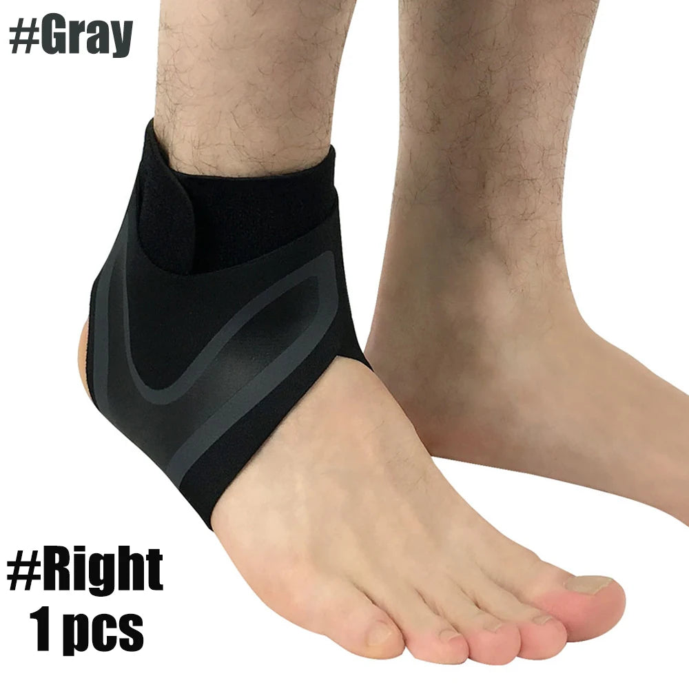 Recovery Gear Accessories: 1 PC Sport Ankle Stabilizer Brace, Compression Support for Pain Relief / Rungear