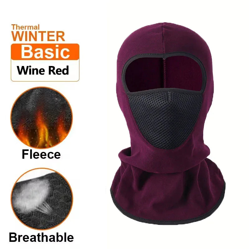 Running and Trail Accessories: Thermal, Warm Full Face Balaclava Mask For Outdoor Sports / Rungear