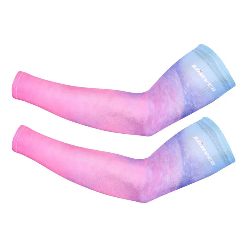 Run Gear Accessories: 1PR Breathable, Quick Dry, UV Protection, Elbow Pad Fitness Armguards, Sports Arm Warmers / Rungear