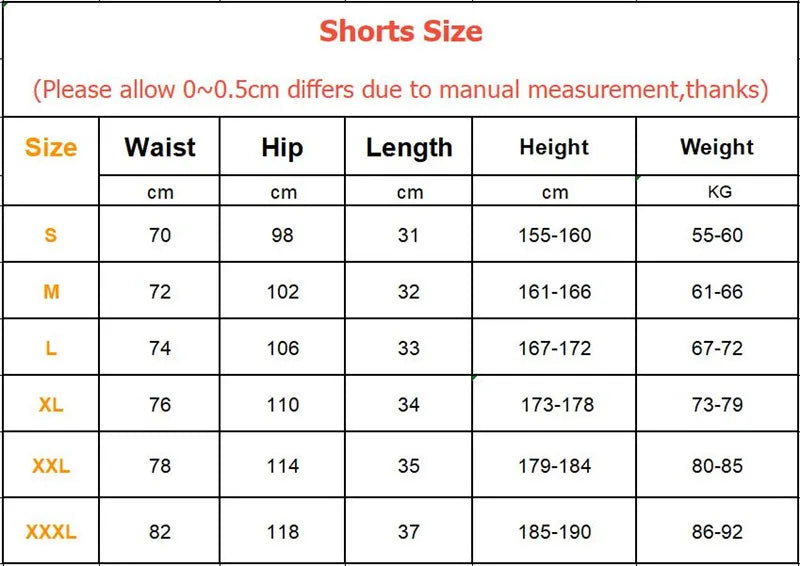 NEW Men's 2 in 1 Summer Sportswear Short For Gym Fitness Training Jogging Running