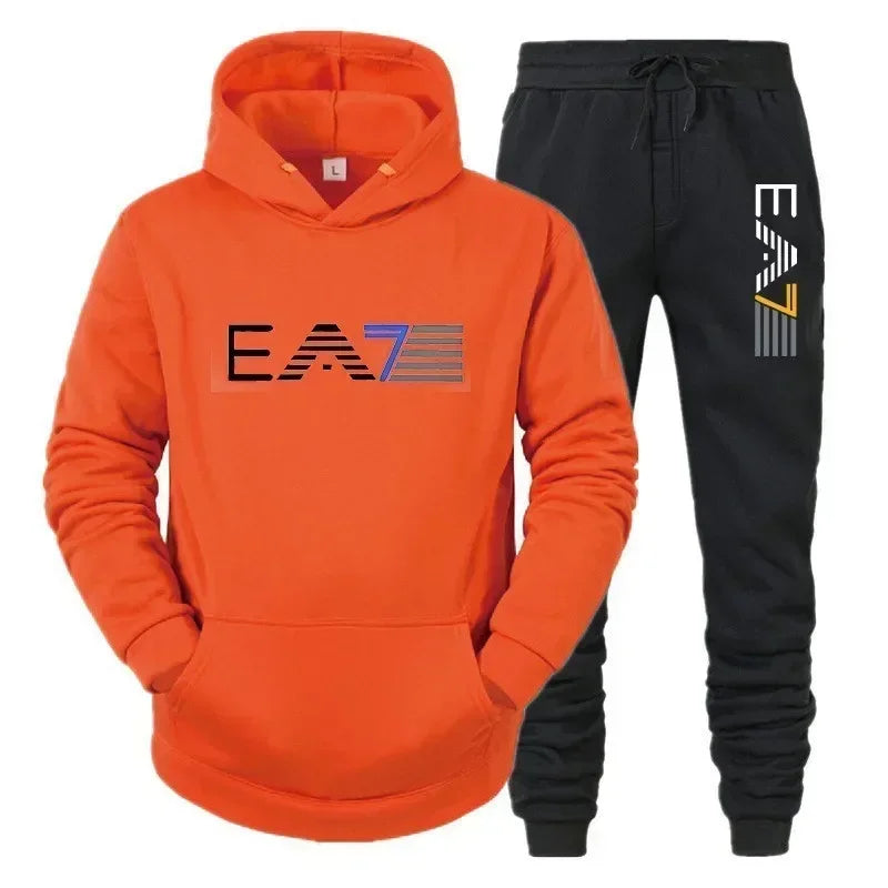 Men's Winter Apparel: Casual, Cool Weather Jogging Training Sportswear 2 PC Sets / Rungear