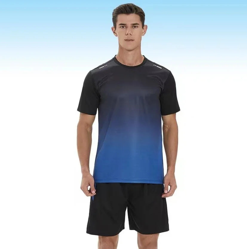 Men's Summer Running Apparel: Quick-Dry, Short Sleeved, Breathable Sports Fitness Shirt / Rungear