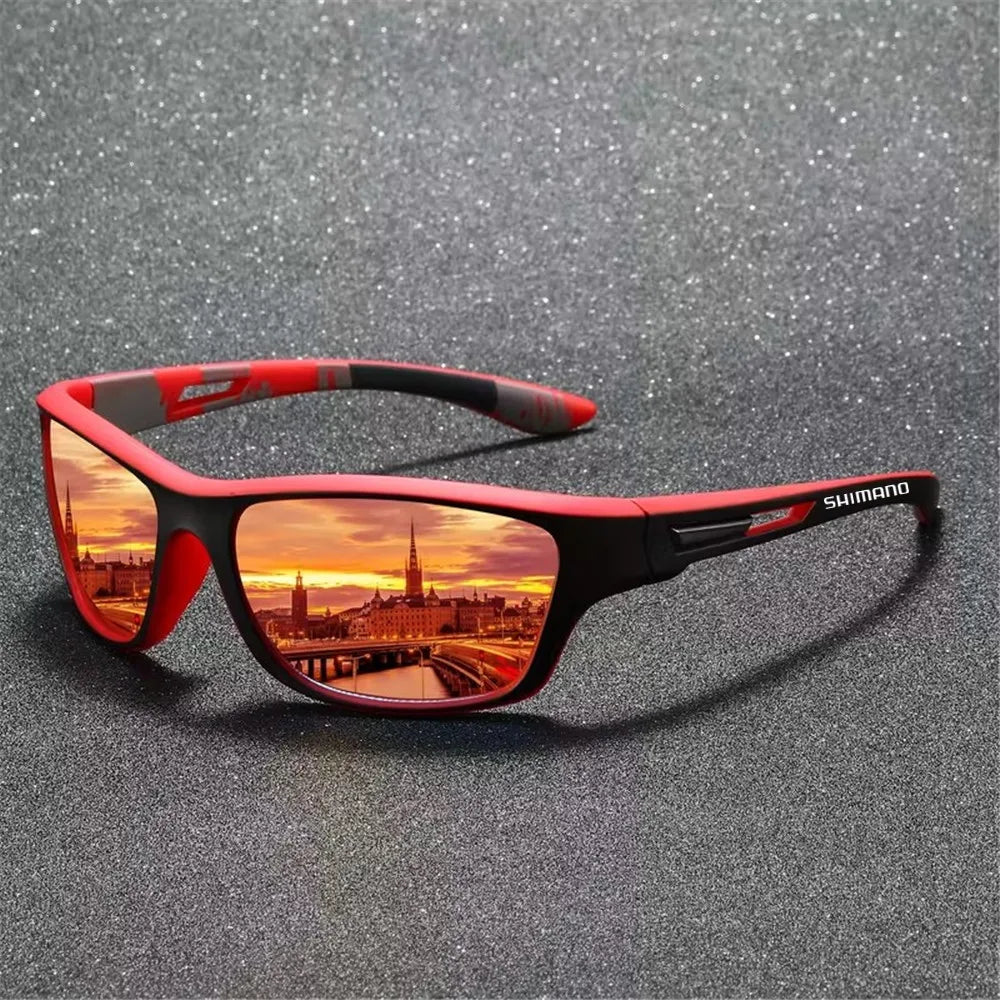Sunglasses Gear Accessories: Shimano UV400 Unisex Polarized Protective Outdoor Sports Sunglasses / Rungear