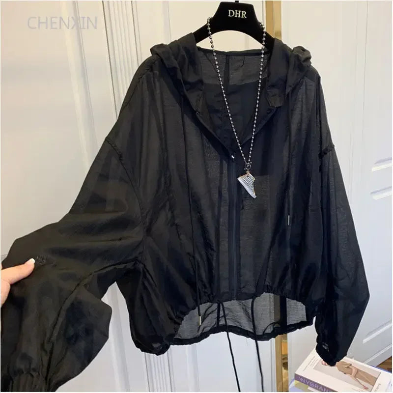 Women's Running Apparel: Hooded, Sun-Proof, Breathable, Lightweight Jackets / Rungear