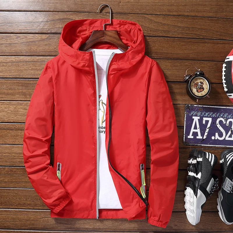 Men's Running Apparel: Long Sleeved ,Breathable, Quick-Drying Reflective Windbreaker / Rungear