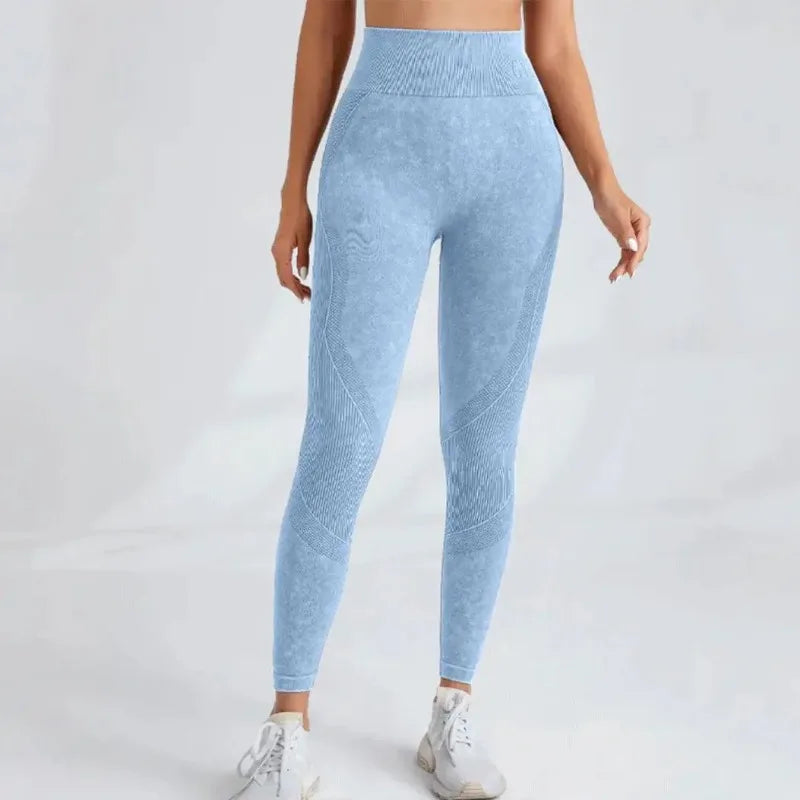 Women's Activewear Apparel: Seamless High Waist Pants Hip Lifting Outdoor Sports Tight Waist Pants / Rungear