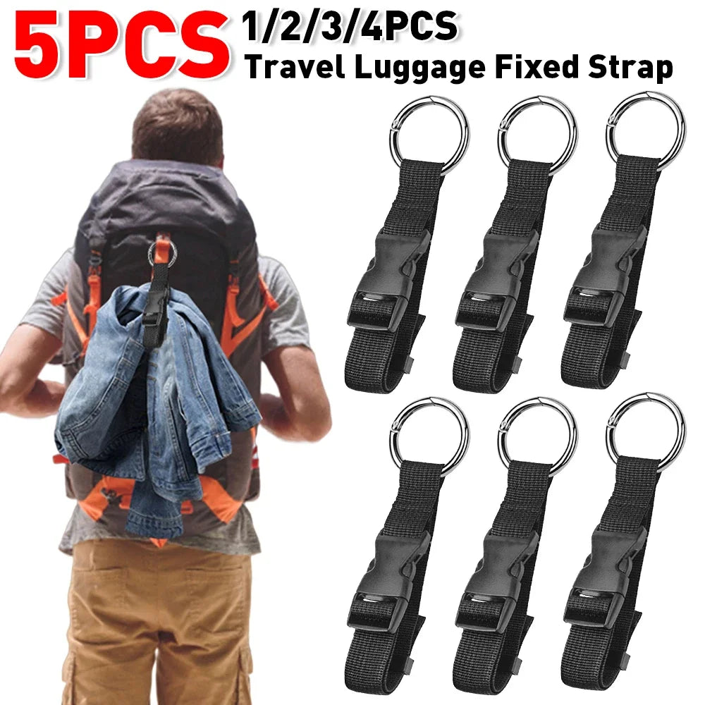Trail Gear Accessories: Portable External Strap Jacket Holder With Release Buckle / Rungear