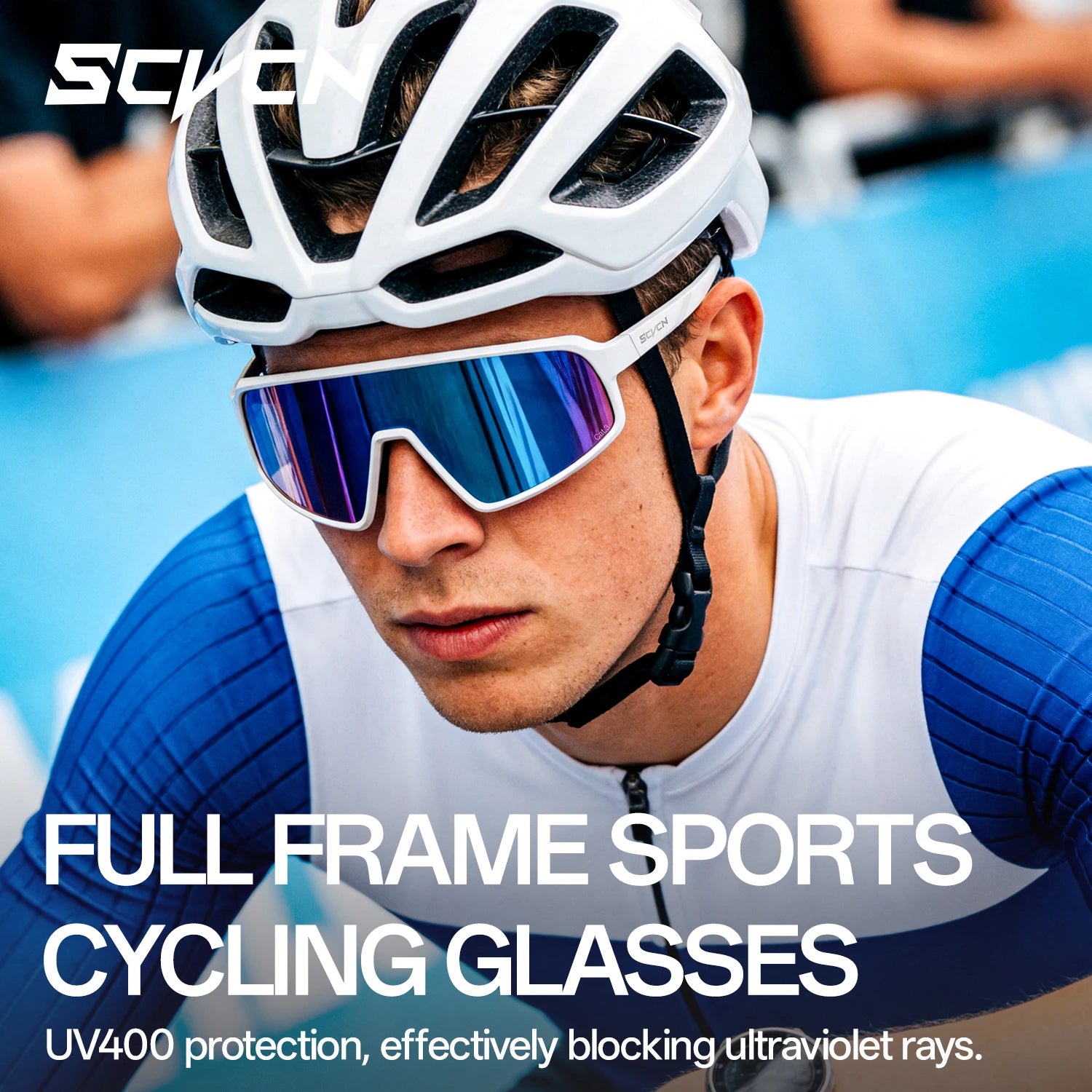 Running Sunglasses Gear: SCVCN New Large-Frame Outdoors Sports Running Sunglasses UV400 / Rungear