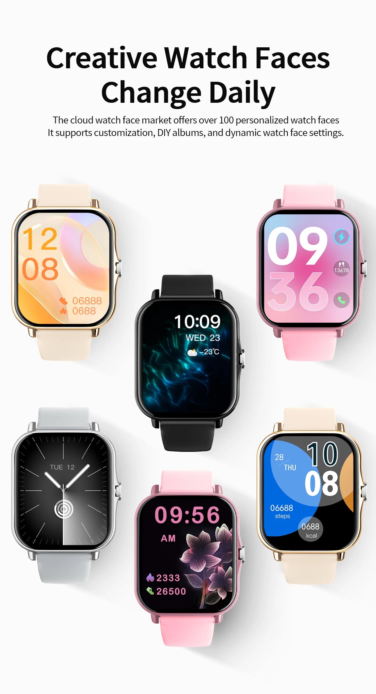 Rungear Tech Accessories: 2025 Unisex New Wireless Smartwatch With 1.83‘‘HD Screen, Call, Sports Fitness Tracker / Rungear