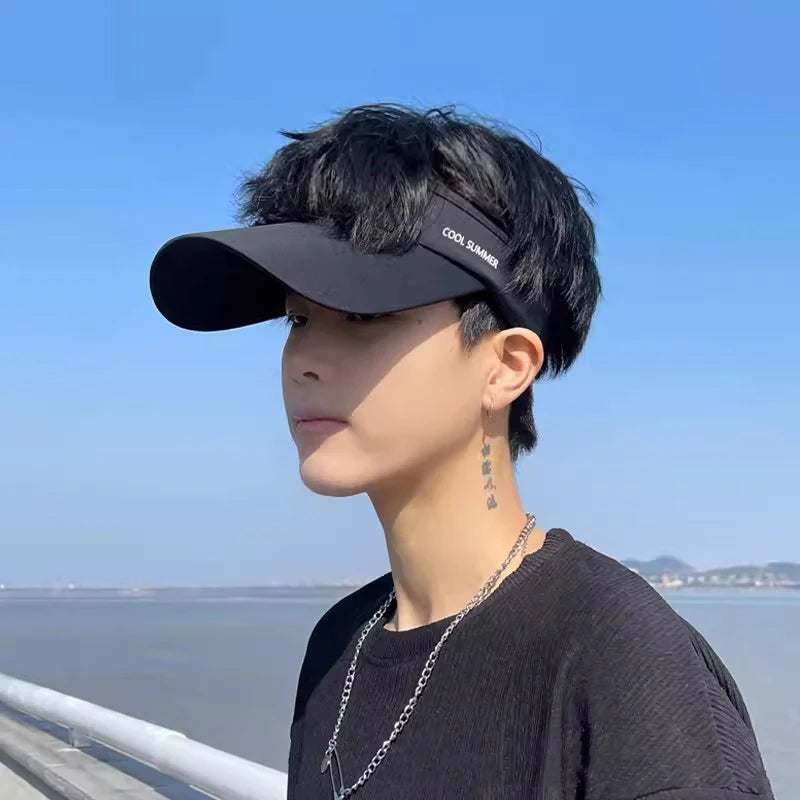 Summer Hat Accessories: Cooling, Stretchy, Long Brim Summer UV Protection Visor for Cycling Running Sports / Rungear