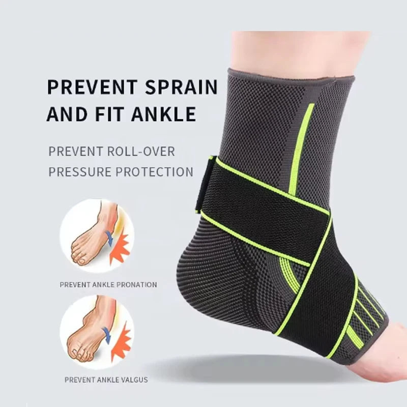 Recovery Gear Accessories: Unisex, Adjustable Compression Ankle Support Protection for Running, Hiking / Rungear