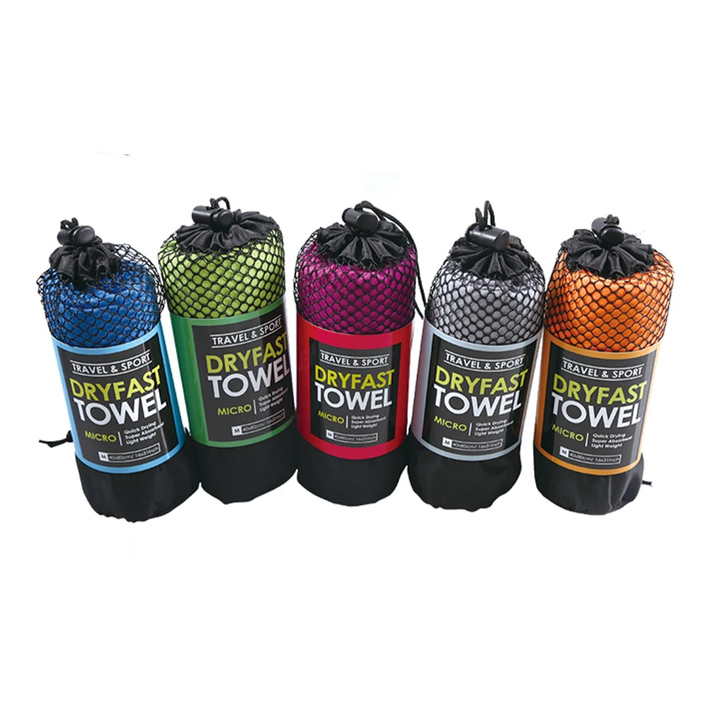 Running Gear Accessories: Microfibre Compact, Absorbent, Ultra Soft Fast Drying Sports Towel / Rungear