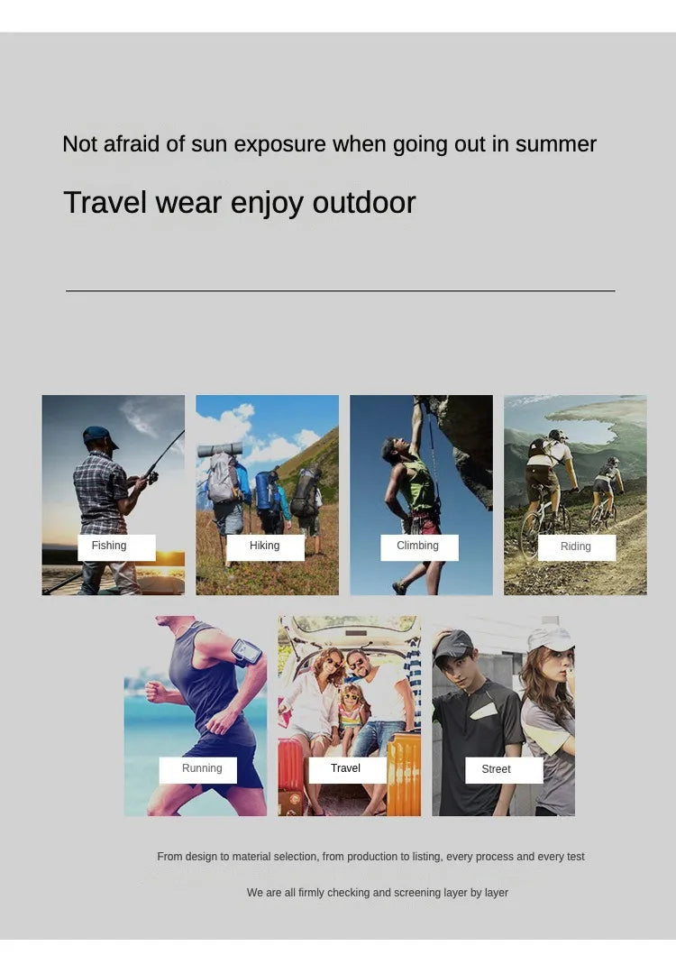 Outdoor Sun Hat Cap With Sun Protection and Neck Flap For Men And Women