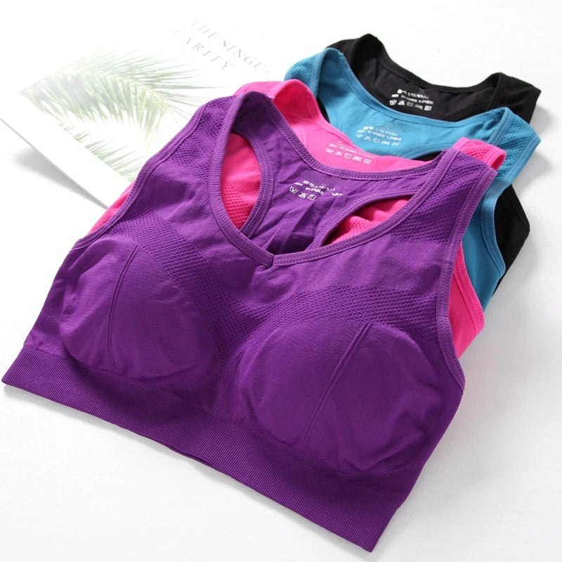 Women's Activewear Apparel: Breathable Push Up Fitness Sports Top Bra / Rungear