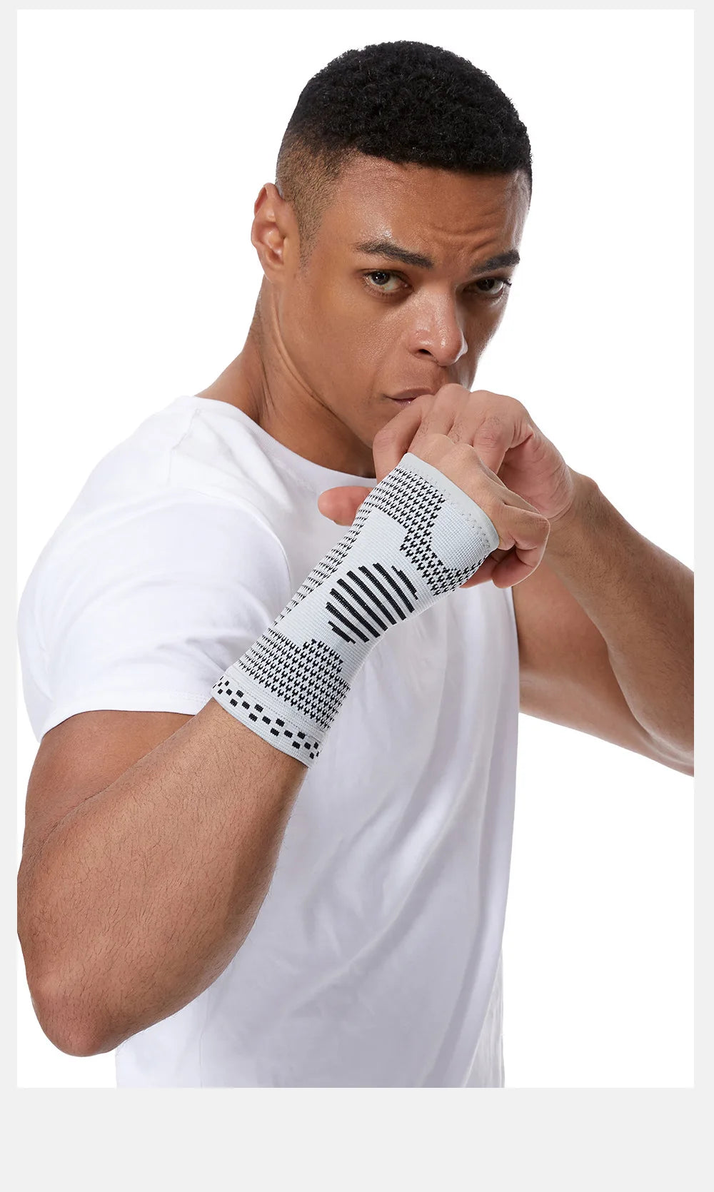 Running Recovery Accessories: Non-Slip, Sweat Absorbent, Compression Sleeve Wristband Protector For Palm Support / Rungear