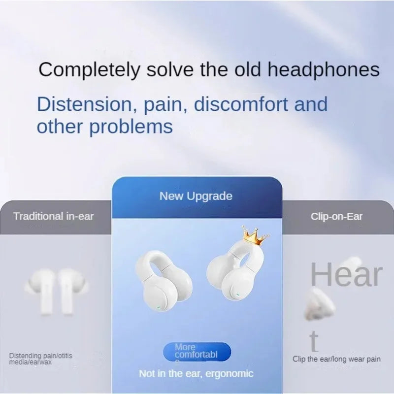 Running Earbuds Accessories: New Model 2026 X51 Wireless, Bluetooth, Bone Conduction, Sports Headset Charging Earphones With Mic / Rungear
