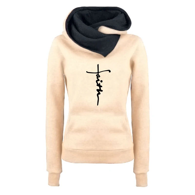 Women's Winter Apparel: Women's Quality, Versatile, Double Collar Pullover Hoodie / Rungear