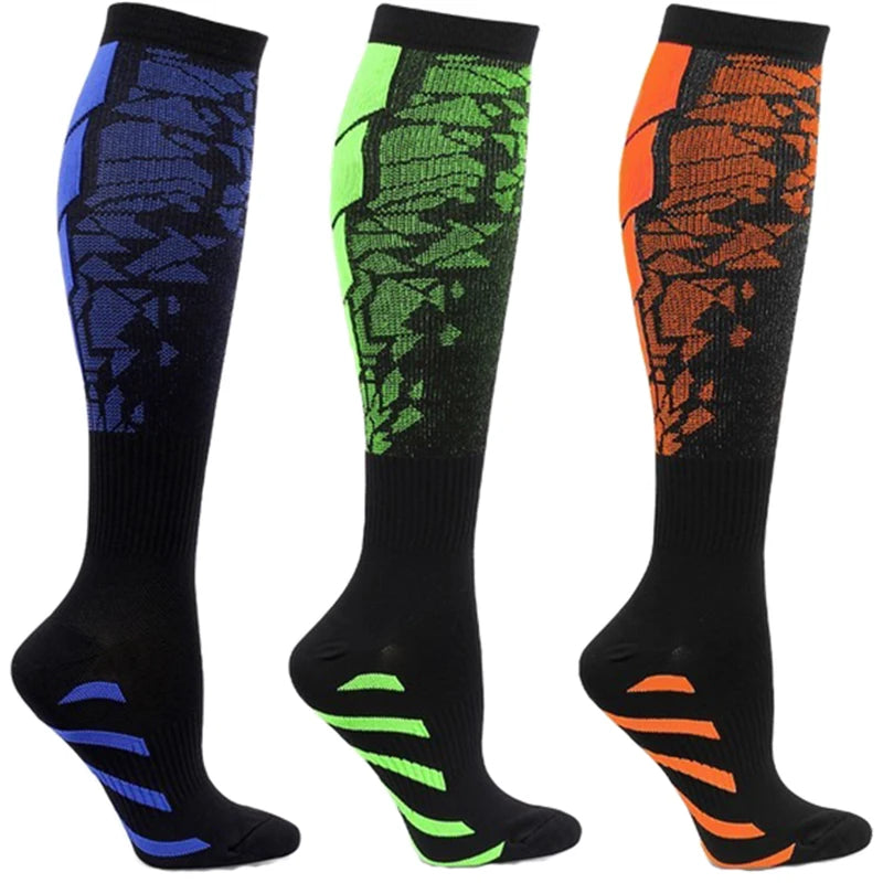 Running Compression Socks: 1 PC Medical 20-30mmhg Compression Socks for Flight, Travel, Pregnancy, Edema Diabetes, Varicose Veins / Rungear