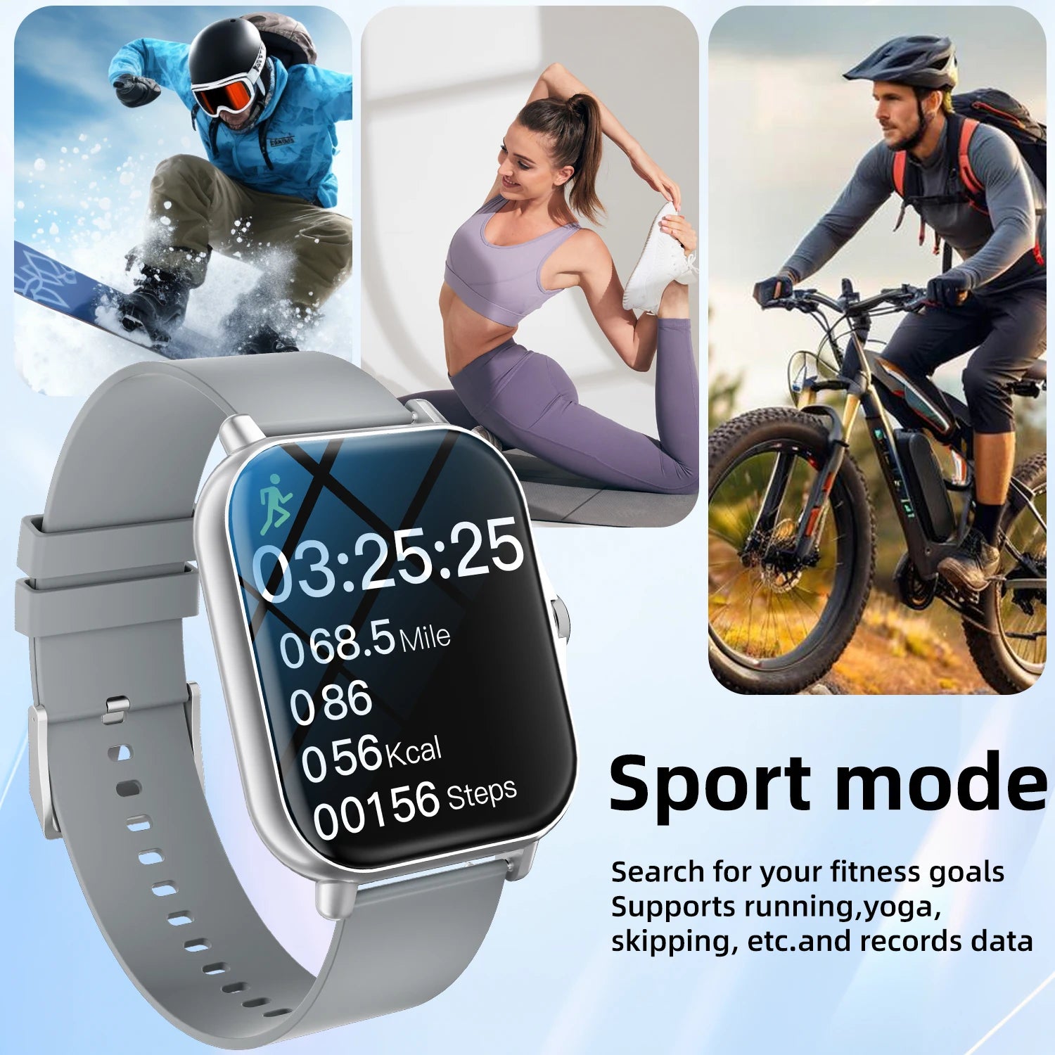 Rungear Tech Accessories: 2025 Unisex New Wireless Smartwatch With 1.83‘‘HD Screen, Call, Sports Fitness Tracker / Rungear