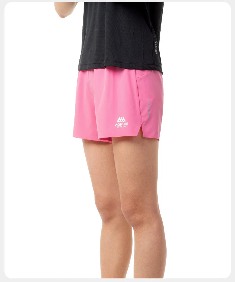 AONIJIE FW6199 Women's Running Shorts with Pockets Lightweight Quick Dry Sports Shorts Gym Workout Athletic Shorts for Women