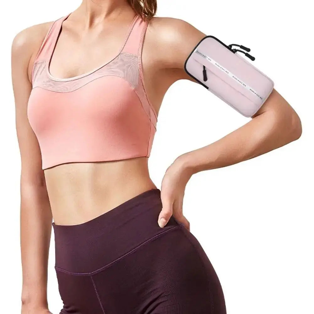 Running Tech Accessories: PU Mobile Phone Arm Bag, Waterproof, Large Capacity, Lightweight / Rungear