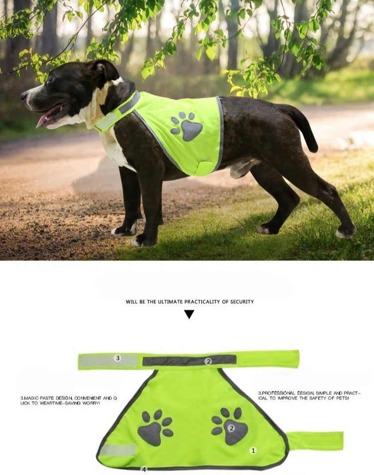 Reflective Dog Gear: Breathable, Safety Outdoor Walking Running Vests For Small, Medium, Large Dogs / Rungear