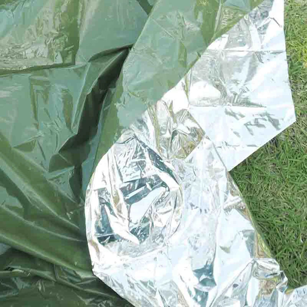 Trail Gear Accessories: 1-10 PC Emergency Thermal, Windproof Foil Survival Blanket / Rungear