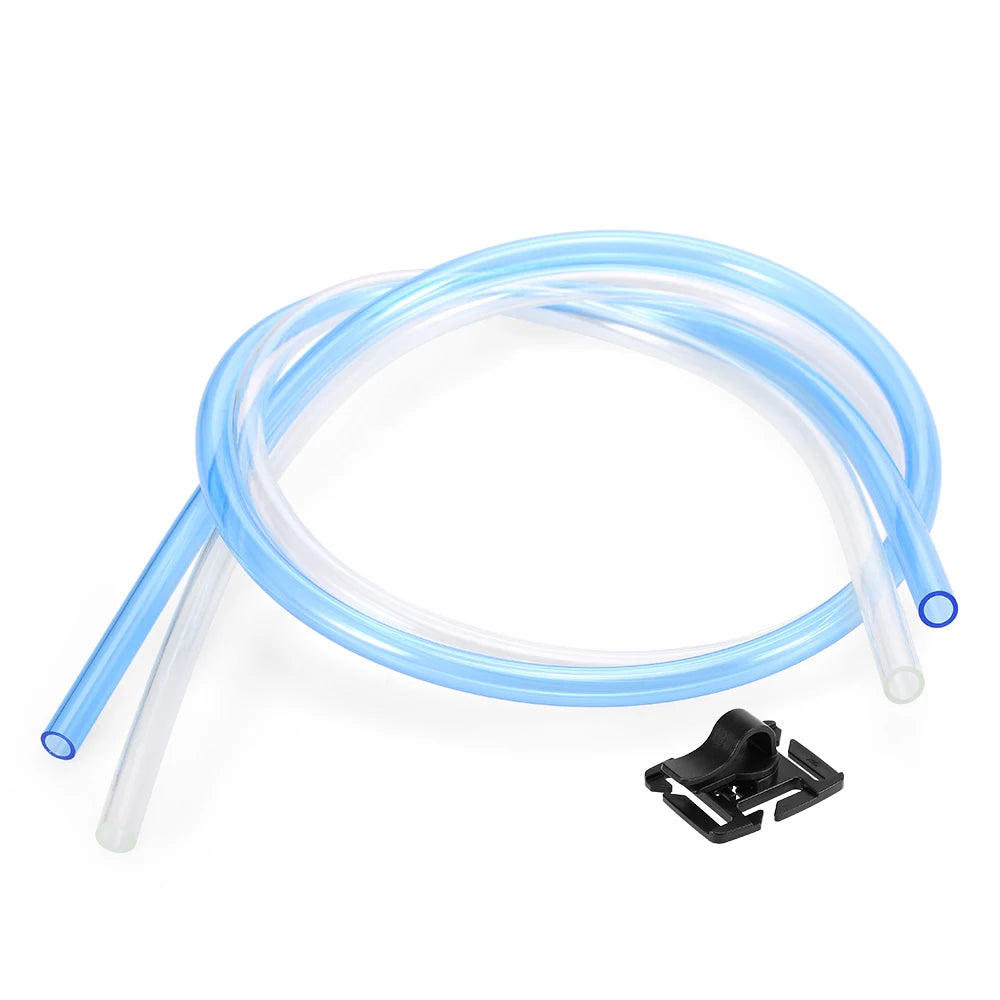 Hydration Gear Accessories: 2PC Bladder Tube Hydration Pack Hose Replacement Tube Clip System Kit / Rungear