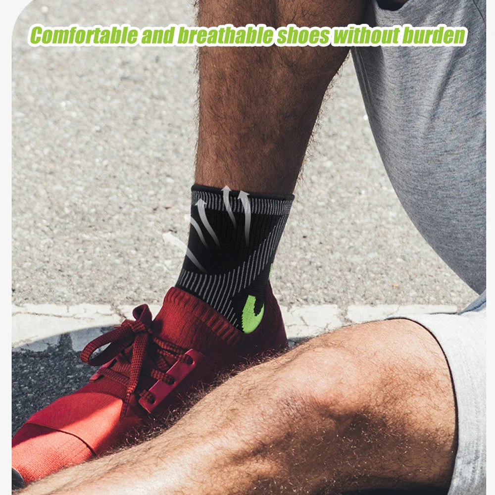 Ankle Brace for Plantar Fasciitis & Arthritis -  Compression Support Sleeve for Pain Relief, Sports & Recovery